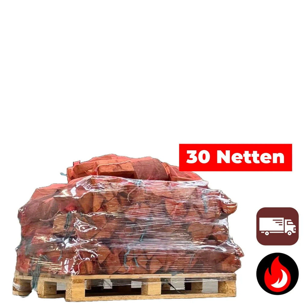 30 Zakken Haagbeuk Brandhout 22L | Droog Ovengedroogd Haardhout