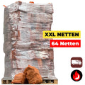 64 XL Zakken Eiken Brandhout 40L | Seizoensvoorraad XL Haardhout
