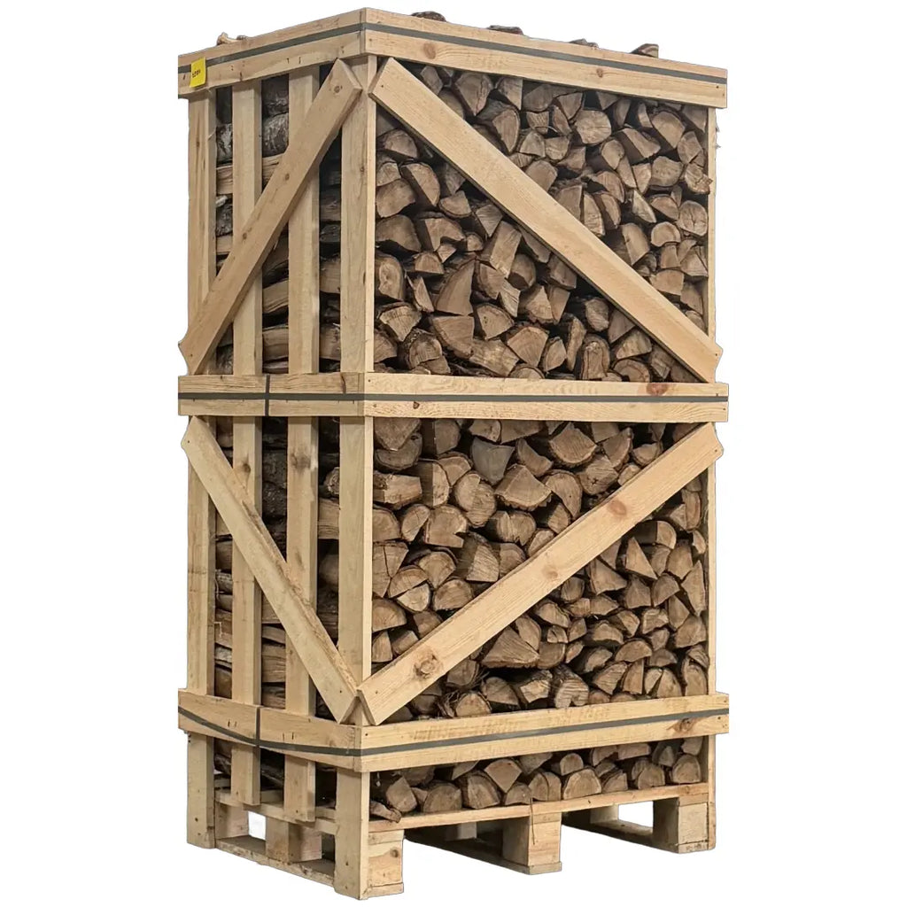 Grote Pallet Eiken/Berken Brandhout Mix