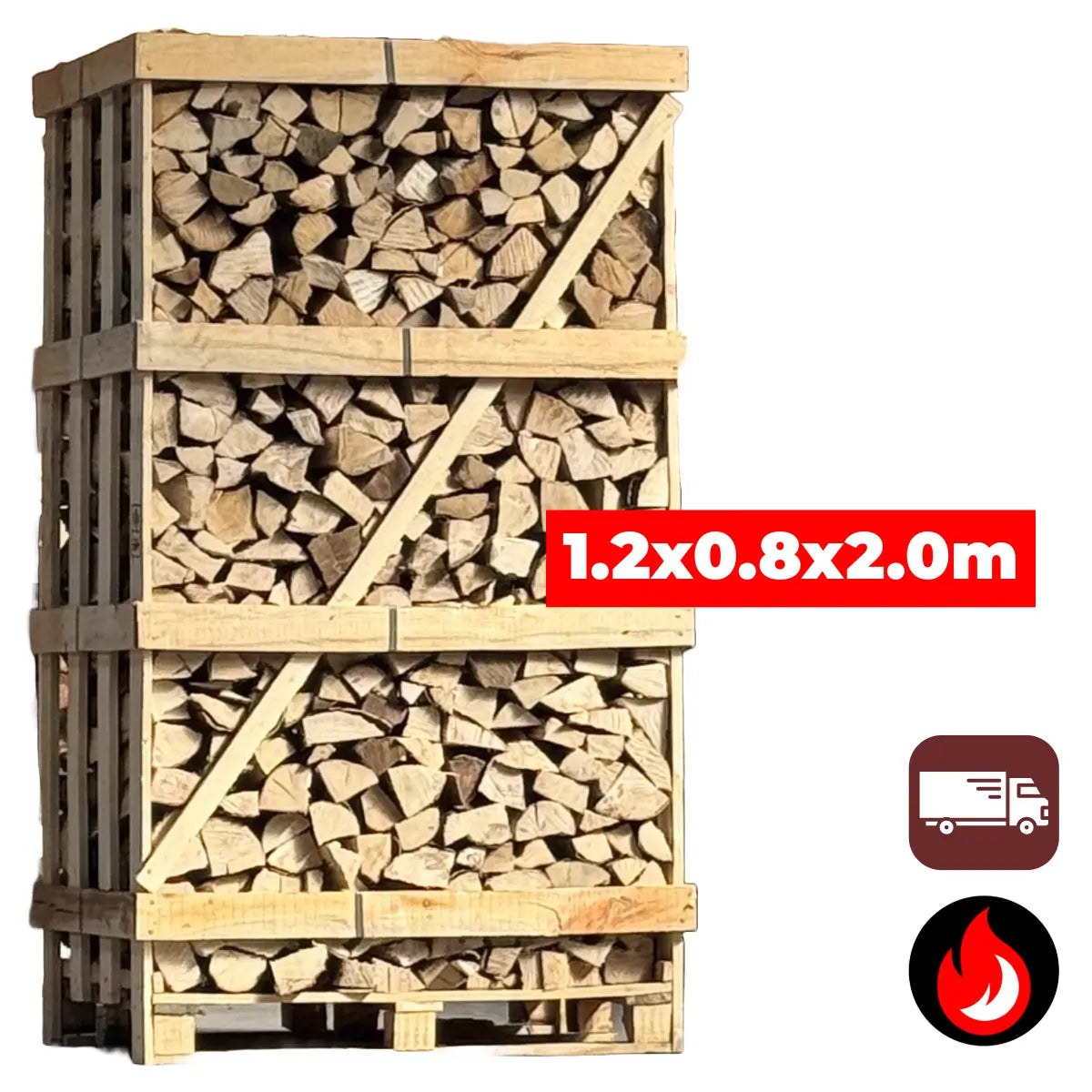 Grote Pallet Haagbeuk Brandhout