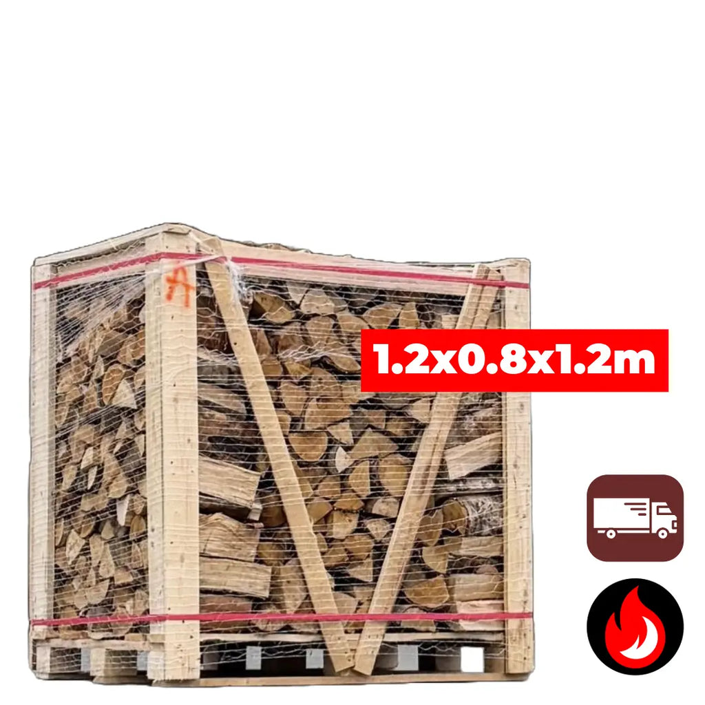 Kleine Pallet Berken Brandhout | Droog Haardhout op Pallet – België