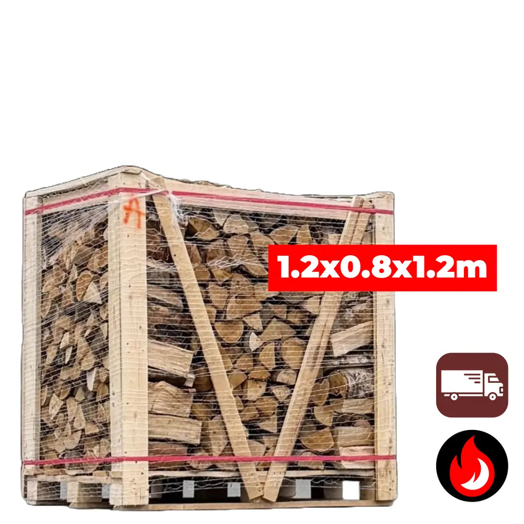 Kleine Pallet Berken Brandhout | Droog Haardhout op Pallet – België