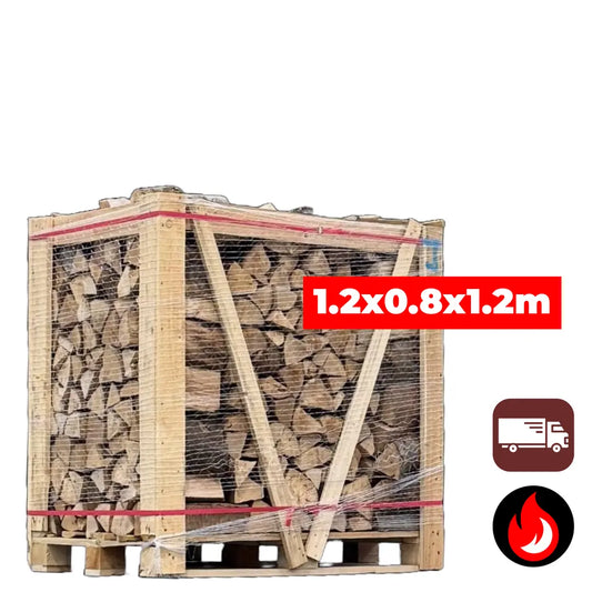 Kleine Pallet Beuken Brandhout | Droog Haardhout op Pallet – België