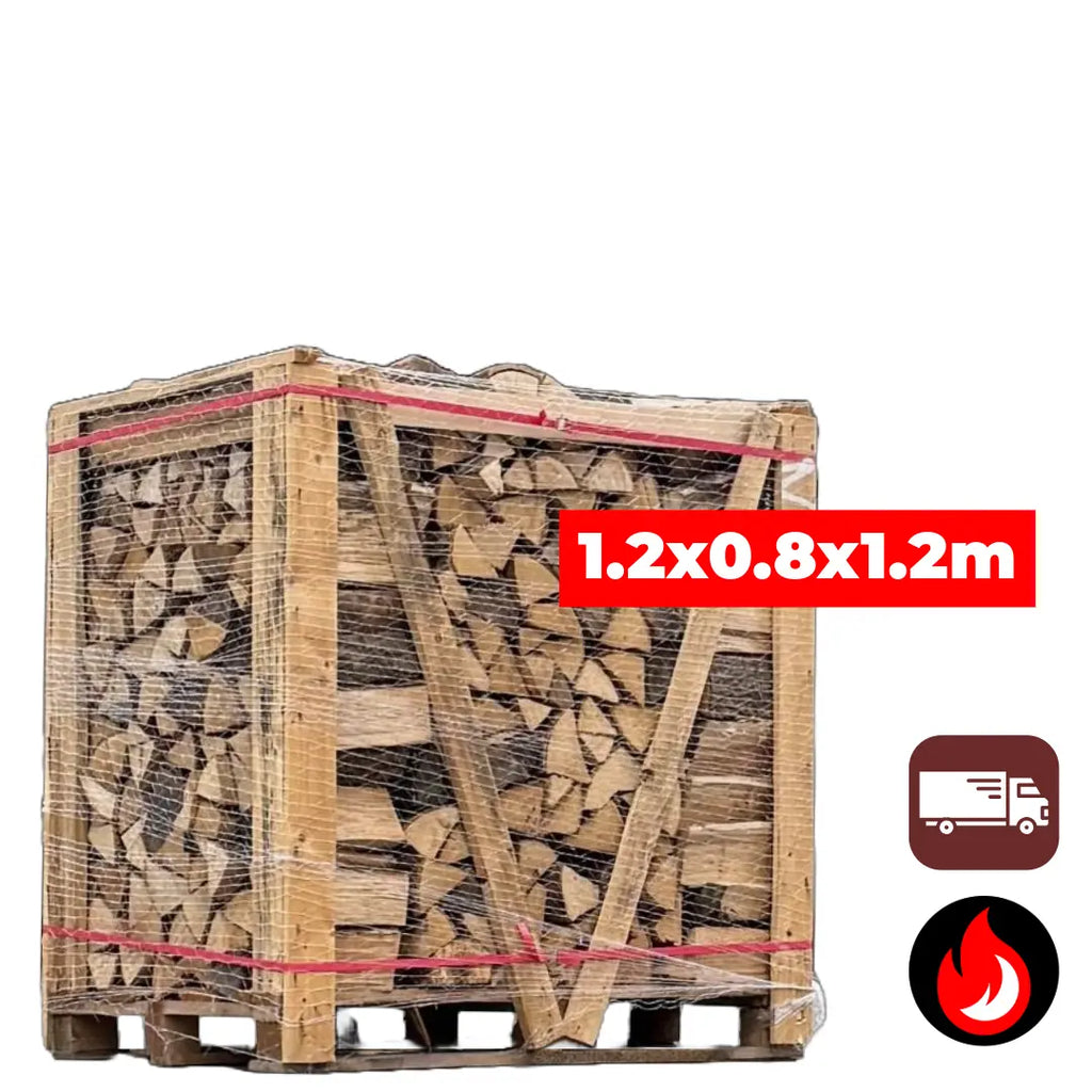 Kleine Pallet Essen Brandhout | Droog Haardhout op Pallet – België