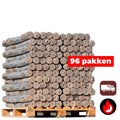 Nestro Briketten Hardhout | 96 Pakken | Seizoensvoorraad