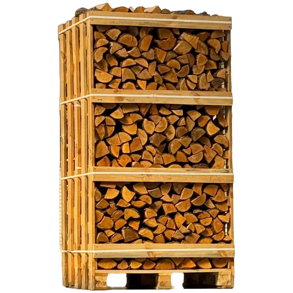 Grote Pallet Elzen Brandhout | Droog Haardhout op Grote Pallet – België