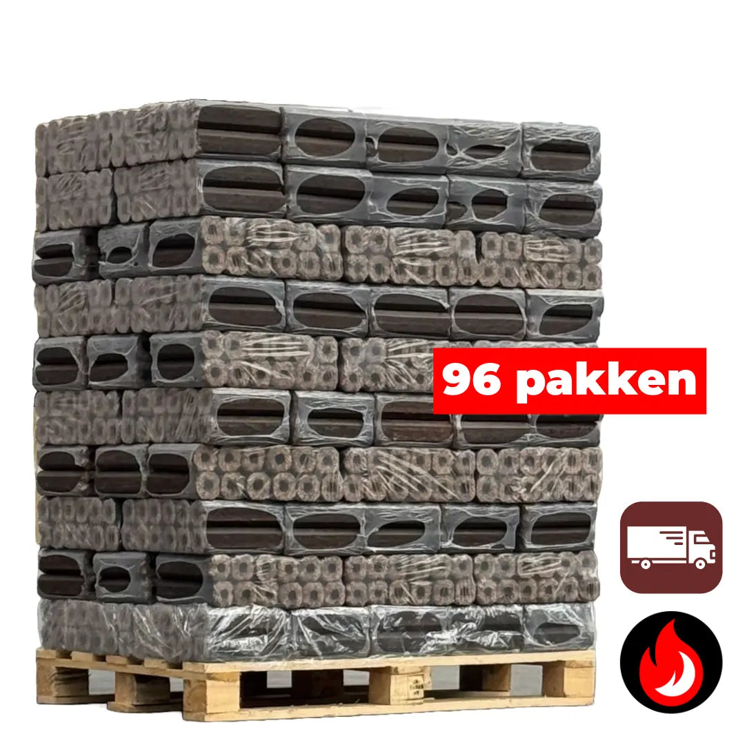 Pini Kay Briketten | Eik | 96 pakken