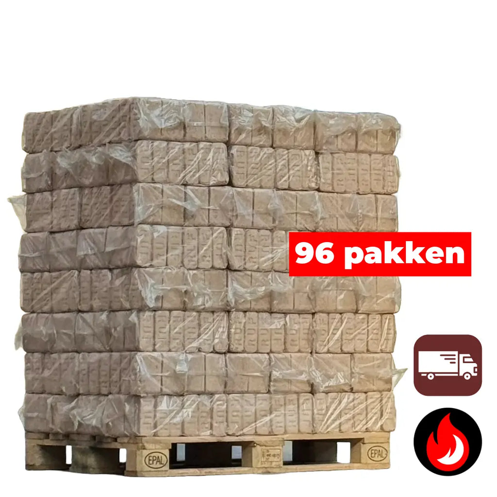 RUF Briketten | Beuk | 96 pakken